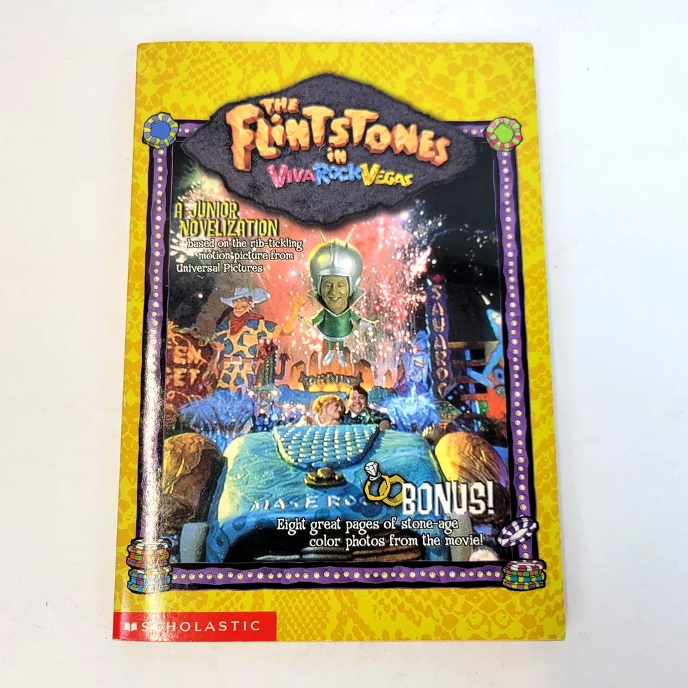 The Flintstones In Viva Rock Vegas‎ Junior Novelization Miles Scholastic PB Kids